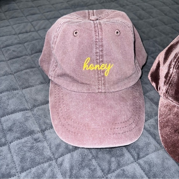 Magid Women Hats Hat Honey Velvet Purple Cap Velour Bundle of 2 - Picture 2 of 9